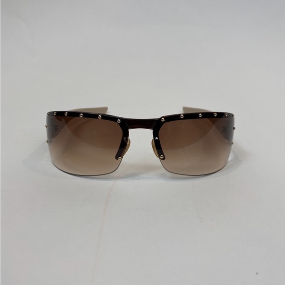 Authentic GUCCI Sunglasses Tan GG 1823/s with leather case - Picture 2 of 12